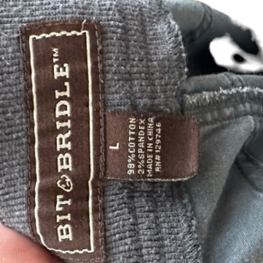 Bit & Bridle Gray Pants - Picture 4 of 5